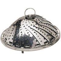 KitchenCraft Stainless Steel Steaming Basket - 23cm, Silver