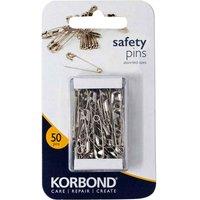 Korbond Silver Safety Pins