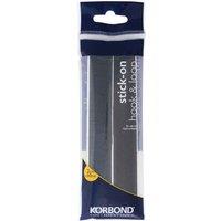 Korbond Hook and Loop Stick On - Black