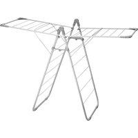 Addis Slimline X-Wing 2 Tier Clothes Airer - Grey, Grey