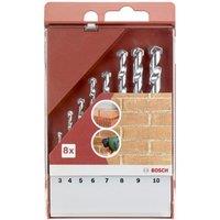 Bosch 8 Piece Masonry Drill Bit Set
