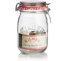 Kilner Preserve 1L Clip Top Round Jar