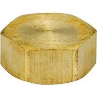 Select Hardware Compression Brass Sealing Cap 3/4" (1 Pack)