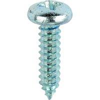 Select Hardware Pan Head Self Tapping Screw Bright Zinc Plated 1"X No8 (20 Pack)