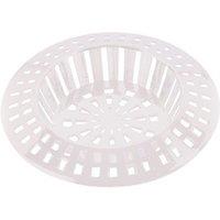 Select Hardware Plastic Sink Strainer - White