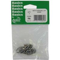 Select Hardware Bath Chain Ball C/P 450mm (1 Pack), Silver