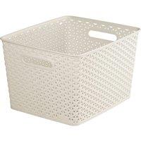 Curver My Style Large Storage Basket - White, White