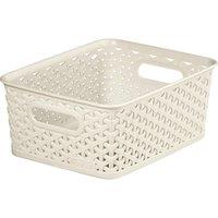 Curver Small Storage Basket - White, White