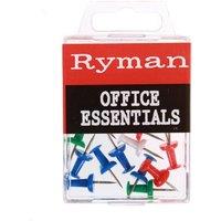 Ryman Assorted Push Pins - 25 Pack, Multi