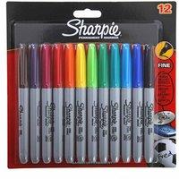 Sharpie Permanent Markers - Pack of 12, Multi