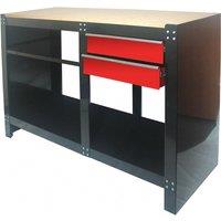 Hilka Heavy Duty 2 Drawer Work Bench