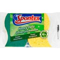 Spontex Heavy Duty Sponge Scourers - Pack of 2