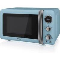 Swan SM22030BLN 800W 20L Digital Solo Microwave - Blue