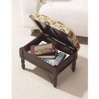 Gablemere Storage Foot Stool, Brown