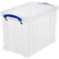 Really Useful 19L Plastic Storage Box - Clear, Clear