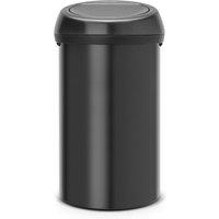 Brabantia 60L Touch Bin - Matt Black, Black