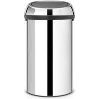Brabantia 60L Touch Bin - Brilliant Steel, Silver