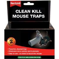 Rentokil Clean Kill Mouse Traps - Pack of 2