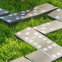 Kingfisher Giant Garden Dominoes Set, Black