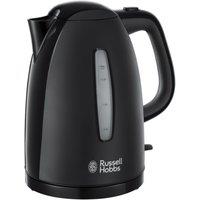 Russell Hobbs 21271 Textures 3kW 1.7L Cordless Kettle - Black, Black