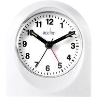 Acctim Palma Alarm Clock - White, White