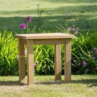 Zest Emily Wooden Side Table, Brown