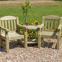 Zest Emily Love Seat, Brown