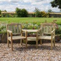 Zest Wooden Caroline Companion Seat, Brown