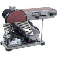 Draper 375w 230v Belt And Disc Sander, Grey