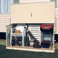 Trimetals Storeguard Garden Store - Cream, Cream