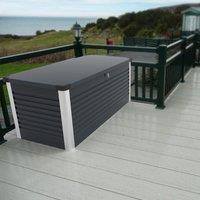 Trimetals Small Patio Storage Box - Anthracite, Grey