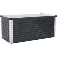 Trimetals Large Metal Patio Storage Box - Anthracite, Grey