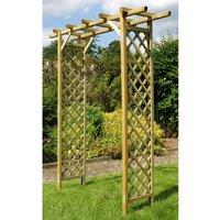 Zest Sunset Garden Archway, Brown