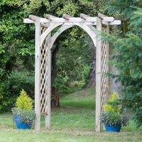 Zest Horizon Garden Archway, Brown