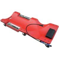 Hilka 40 Inch Mechanics Car Creeper With Magnetic Tray And LED Light