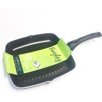 Robert Dyas Aluminium 24cm Grill Pan, Black