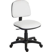Teknik Ergo Blaster Medium Back Wipe Clean Operator Office Chair - White, White