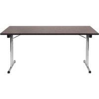 Teknik Space-Folding Table with Robust 25mm Top - Wenge