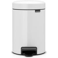 Brabantia newIcon 3L Pedal Bin - White, White