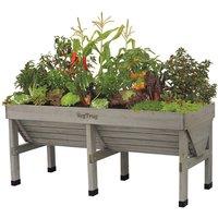 VegTrug Medium Classic Raised Planter - Grey Wash, Grey