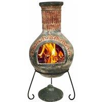 Gardeco Plumas X-Large Chiminea, Black