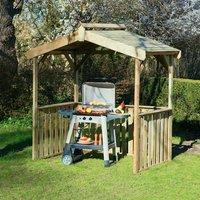 Zest Ashton BBQ Shelter, Brown