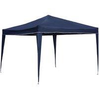 Charles Bentley Pop Up Garden Gazebo - Blue, Blue