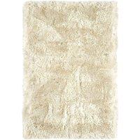 Asiatic Plush Shaggy Rug, 140 x 200cm - Pearl, Cream