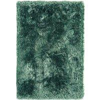 Asiatic Plush Shaggy Rug, 140 x 200cm - Petrol, Blue