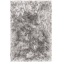Asiatic Plush Shaggy Rug, 50 x 150cm - Silver, Silver