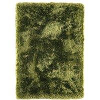Asiatic Plush Shaggy Rug, 70 x 140cm - Green, Green