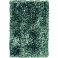 Asiatic Plush Shaggy Rug, 70 x 140cm - Petrol, Blue