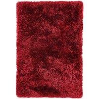 Asiatic Plush Shaggy Rug, 70 x 140cm - Red