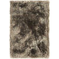 Asiatic Plush Shaggy Rug, 70 x 140cm - Taupe